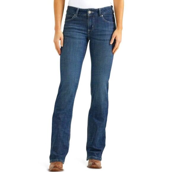 Denim - Rural King Jeans Women 14 Bootleg Midrise Stretch Cowgirl Western Work Chore NEW